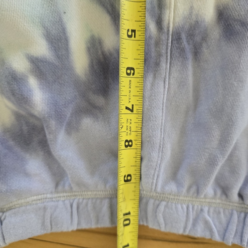 Sunburst Tie Dye Jogger Pant Sweatshirt Set Blue White Womens Small S - Picture 15 of 16